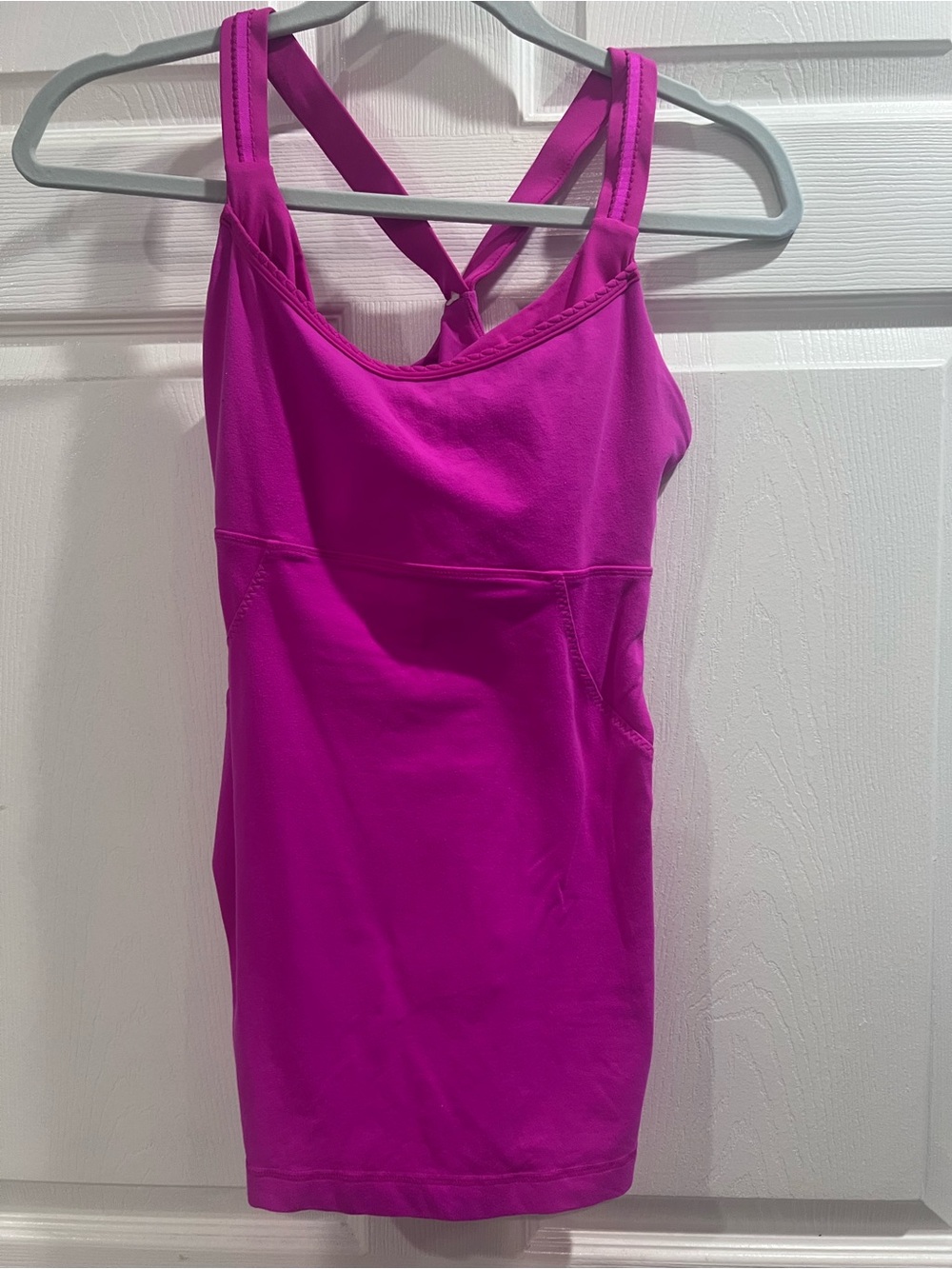 lululemon athletica Magenta Crossback Performance Tank